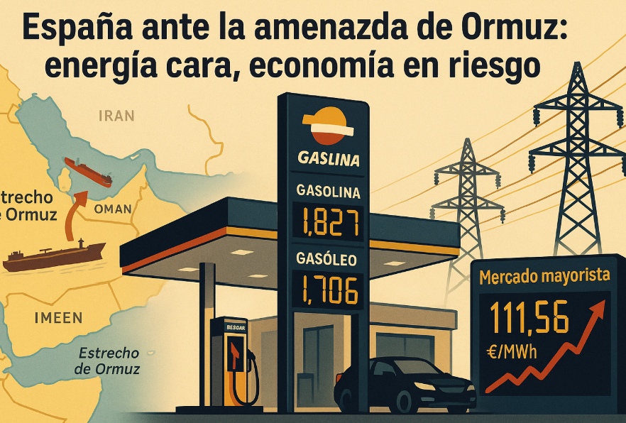 España, vulnerable ante una posible crisis en Ormuz: el precio de los combustibles al borde del repunte estructural