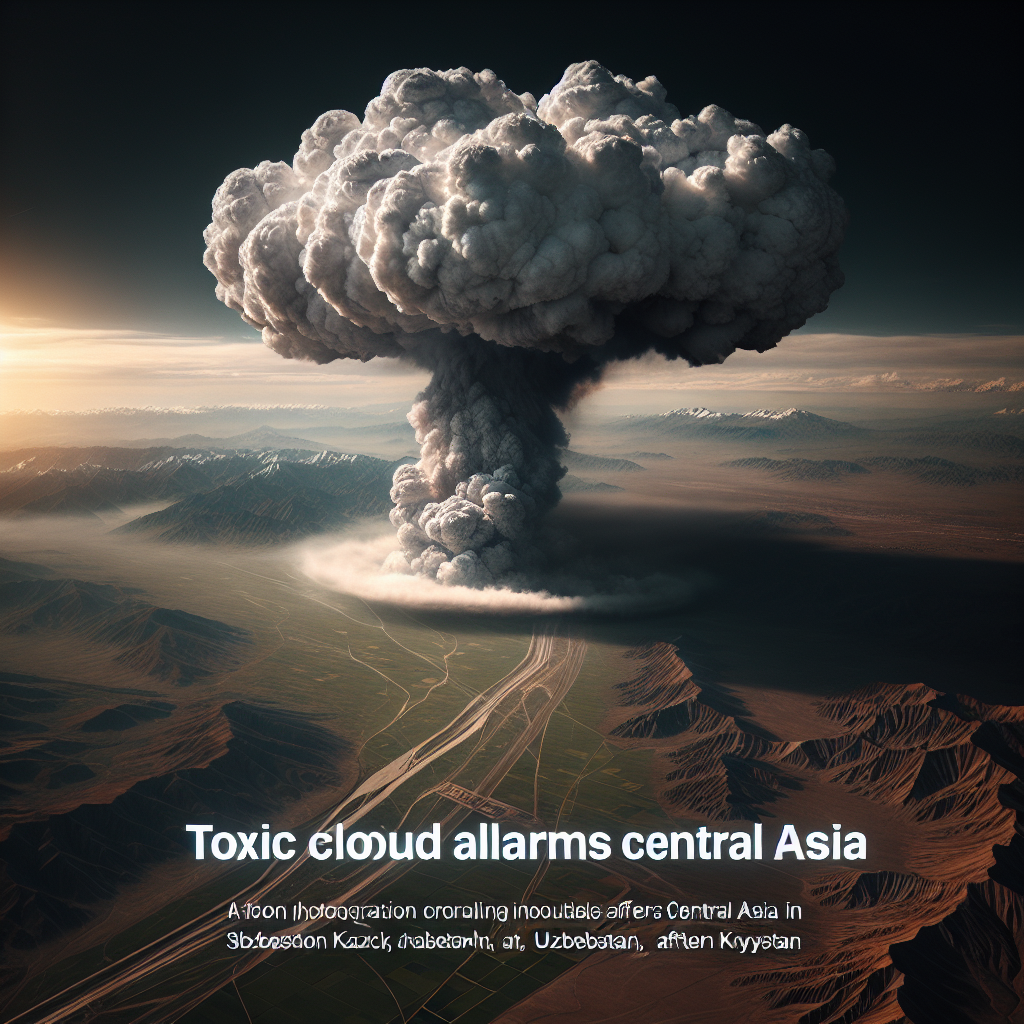Alarma en Asia Central por nube tóxica tras ataques en Irán